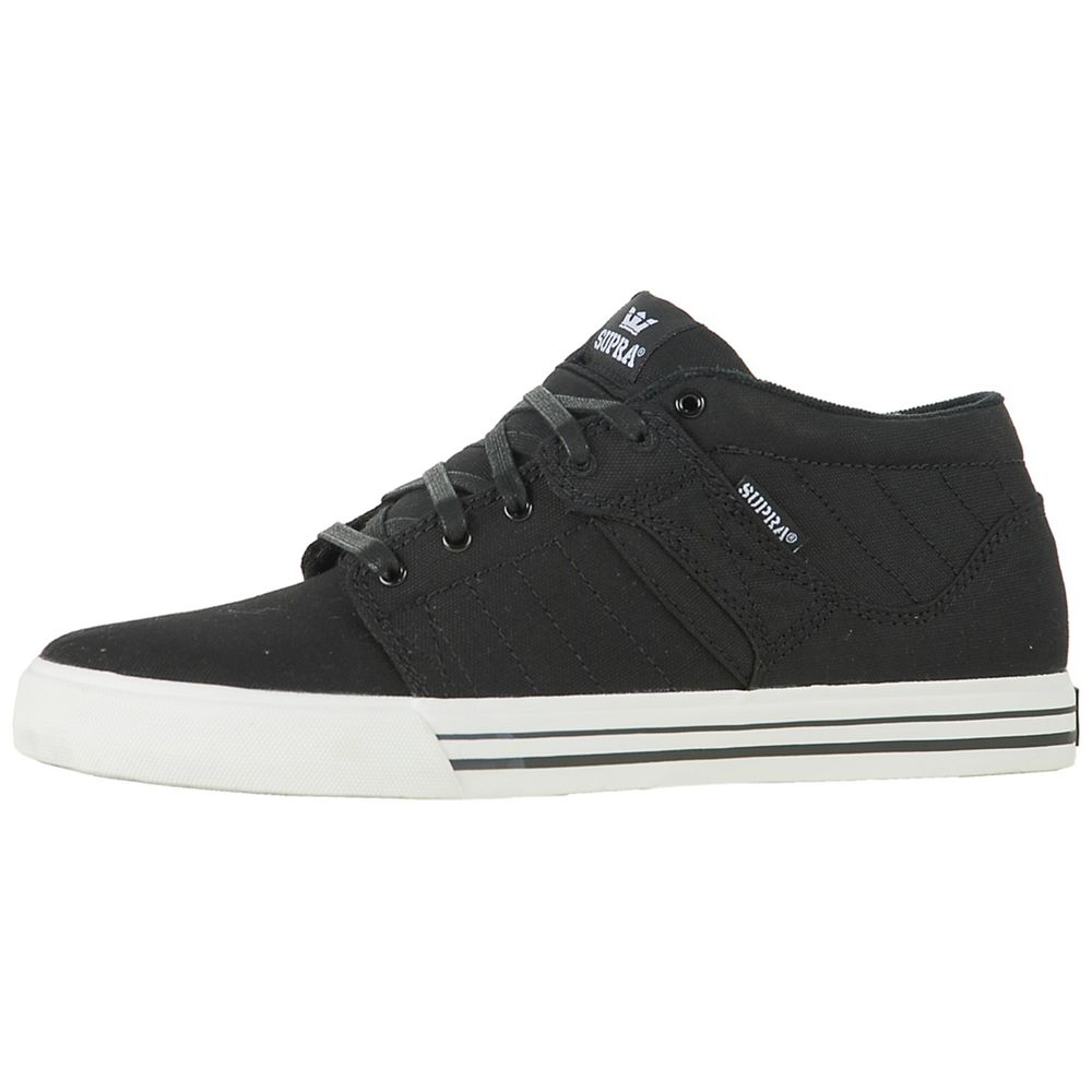 Chaussures de Skate Supra EE Diablo 1.5 Noir Black Canvas Homme | QXS-34958501